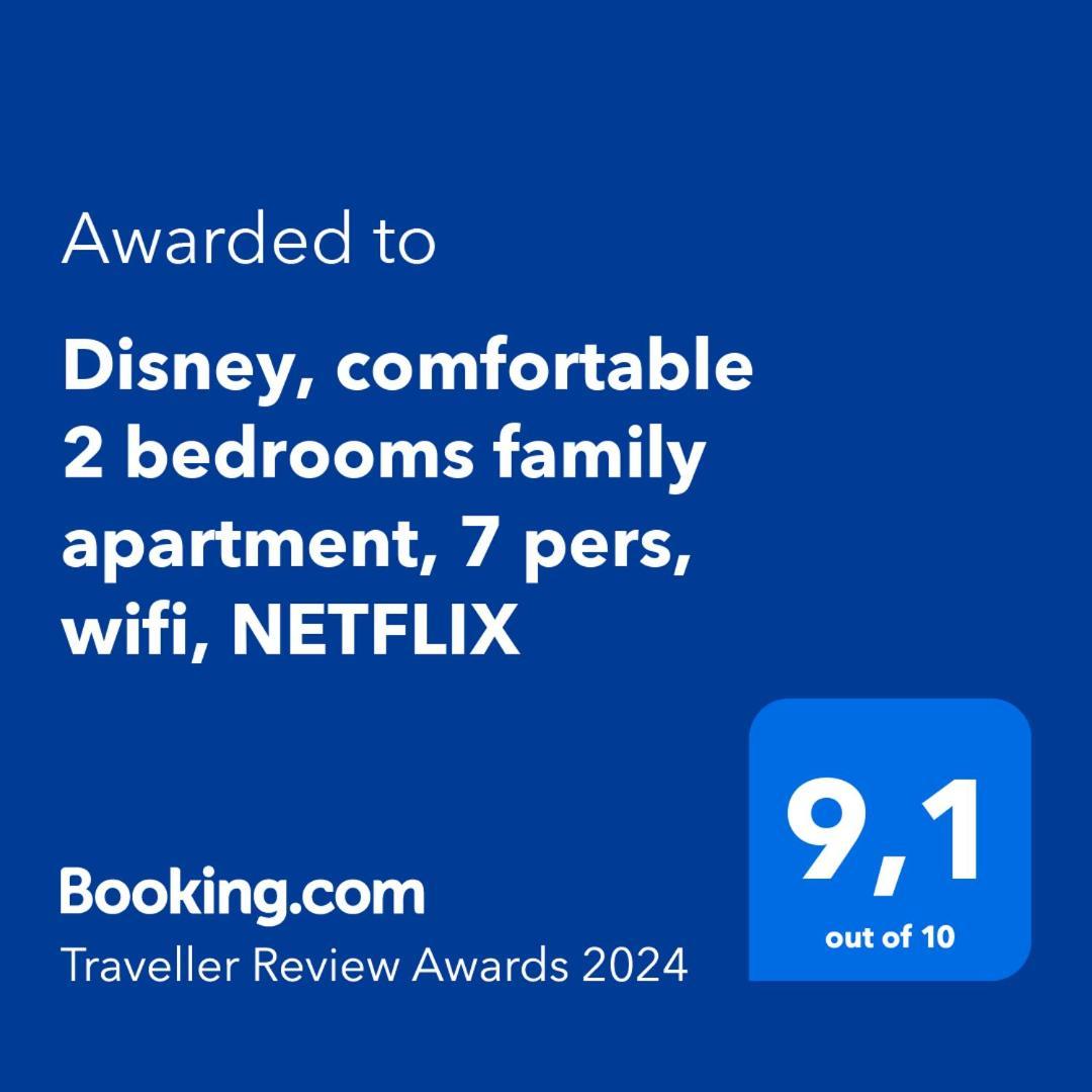 Disney, Comfortable 2 Bedrooms Family Apartment, 7 Pers, Wifi, Netflix Шессі Екстер'єр фото